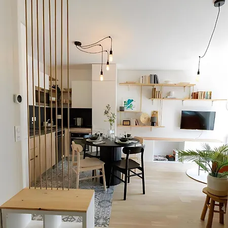 Apartamento Elegant - Chic - 6 Pers - Paris 15mn - Disneyland 15mn- Self-check In - Netflix - Free Parking & Wifi *